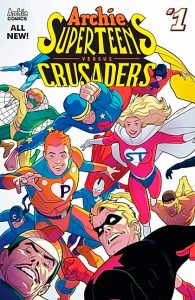 Capa do Archie Superteens Versus Crusaders (Site Archie Comics)