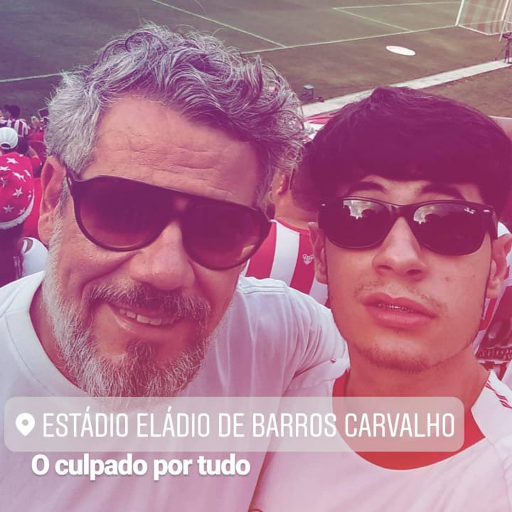 Leonardo-Peregrino Leonardo Peregrino e João Eduardo (pai)